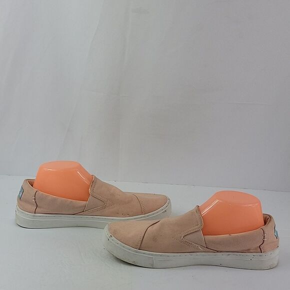 Toms Salmon Luca Canvas Wrapped Round-Toe Slip-On Sneakers - Picture 4 of 13